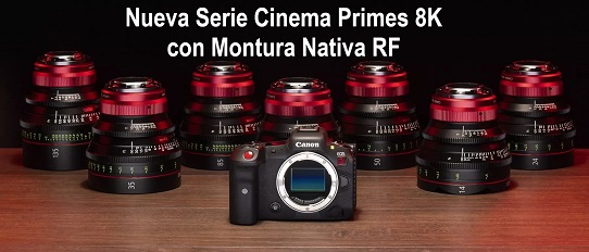 LENTES CINEMA PRIME 8K CON MONTURA NATIVA  
